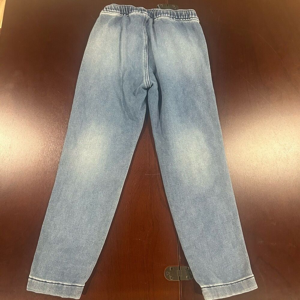 Abercrombie Kids Pants Lot 2 Girls 9/10 Elastic High Waist Jeans Tye Die Sweats - Picture 4 of 8